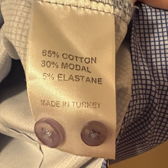 Blue Embroidered Men's Casual Shirt - Picture 7 of 7